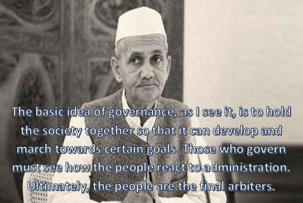 Lal Bahadur Shastri Quote