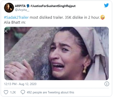 Sadak 2 trailer tweet 3_1
