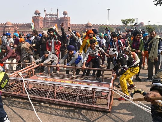 farmers protest_1 &n