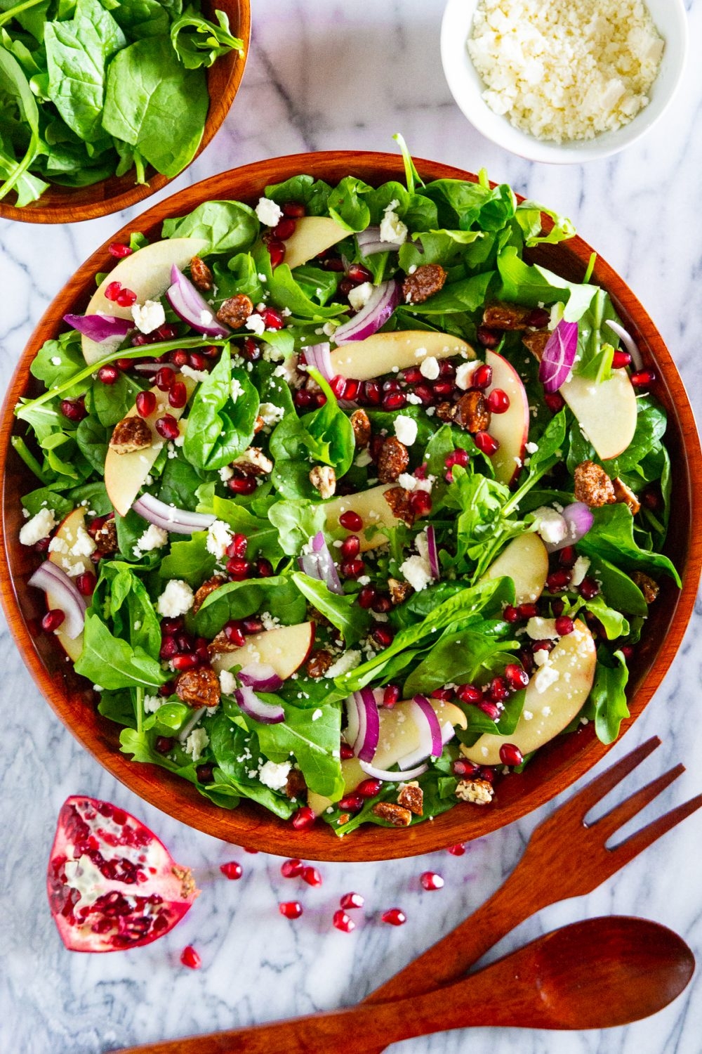 Spinach Pomegranate Salad