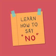 Learn how to say no_1&nbs