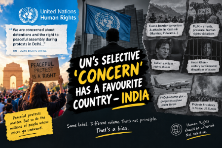 “UN’s Selective ‘Concern’ Has a Favourite Country - India”