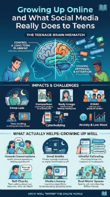 Growing Up Online and What Social Media Really Does to Teens
