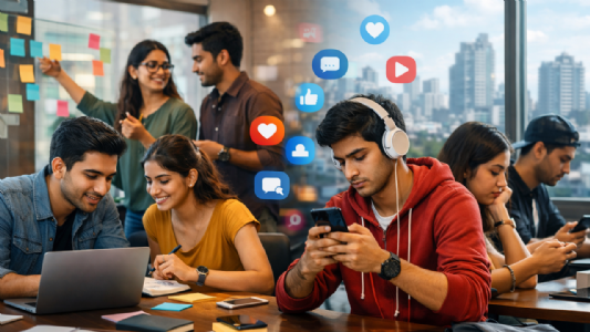 जेन Z और सोशल मीडिया : सिर्फ Scroll नहीं, Smart Growth का Tool 🚀