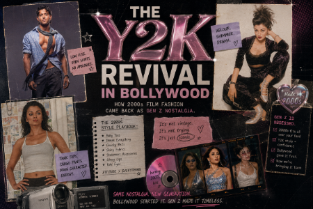 The Y2K revival in Bollywood: how 2000s film fashion came back as Gen Z nostalgia.