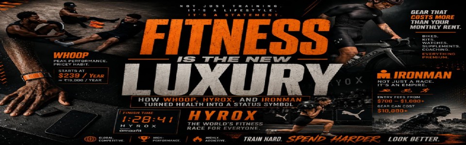 FITNESS IS THE NEW LUXURY: HOW WHOOP, HYROX, ANDIRONMAN TURNED HEALTH INTO A STATUS SYMBOL