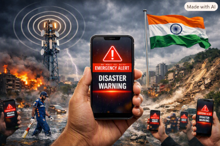 सरकार ने लॉन्च किया देश का disaster warning system, अब आपदा की सूचना सीधे मोबाइल पर मिलेगी