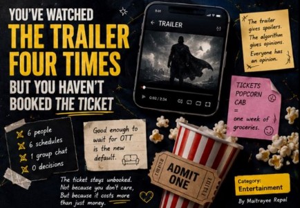 YOU'VE WATCHED THE TRAILER FOUR TIMES BUT YOU HAVEN'T BOOKED THE TICKET