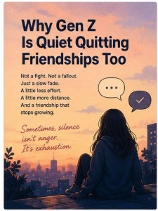 Why Gen Z Is Quiet Quitting Friendships Too