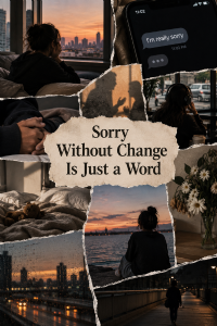 Sorry Without Change Is Just a Word