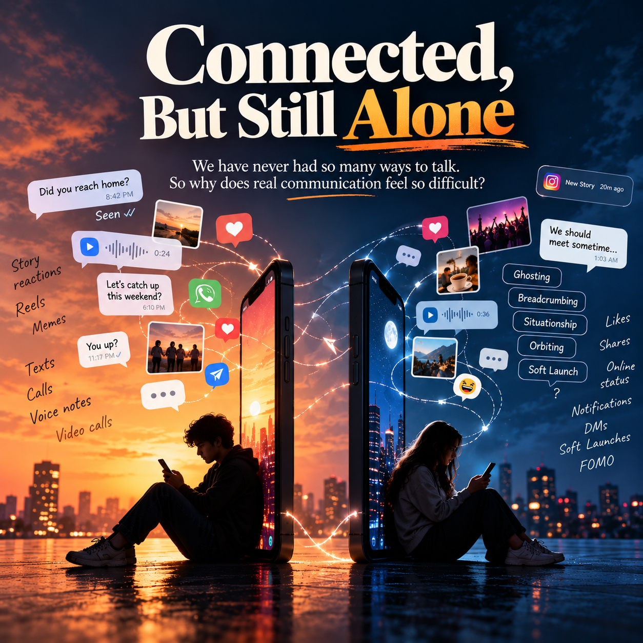 connected but still alone connected but still alone