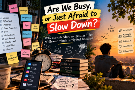 Are We Busy, or Just Afraid to Slow Down?